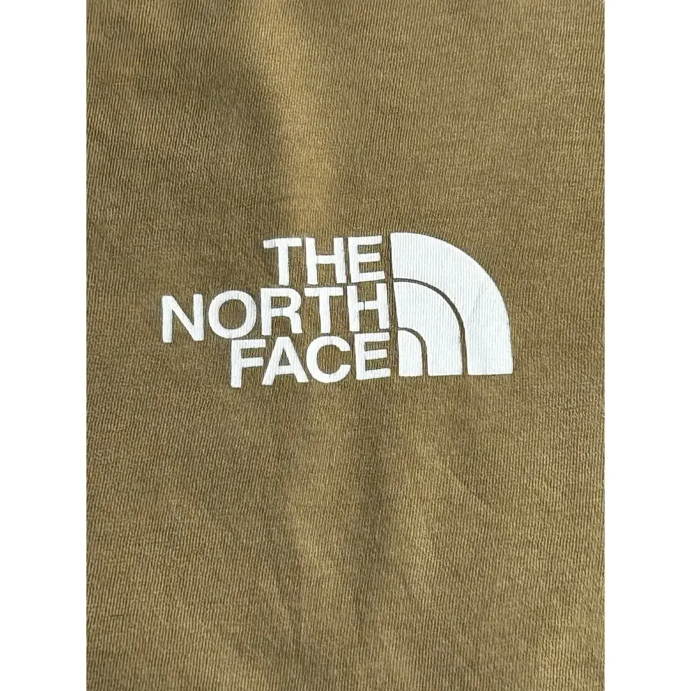 The North Face Box NSE Logo Graphic T-Shirt Men's Large Tan Short Sleeve Tee